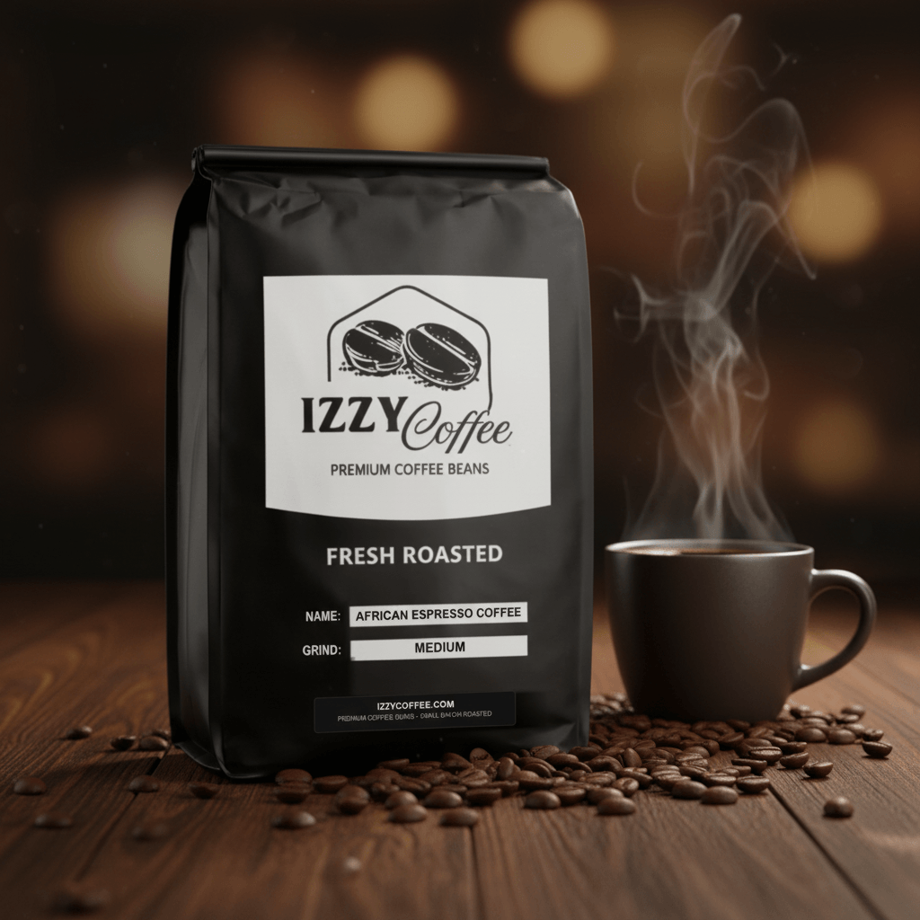 African Espresso Coffee Izzy Coffee brewing accessory detail image for home coffee setup