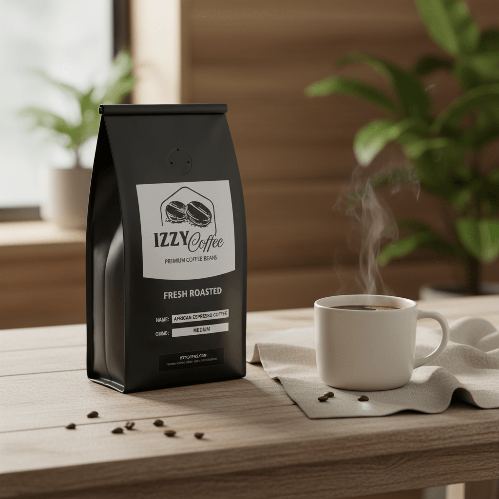 African Espresso Coffee Izzy Coffee brewing accessory detail image for home coffee setup