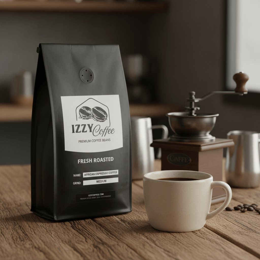 African Espresso Coffee Izzy Coffee brewing accessory detail image for home coffee setup