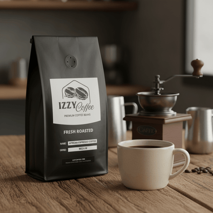 African Espresso Coffee Izzy Coffee brewing accessory detail image for home coffee setup
