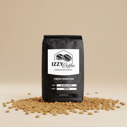 Blonde Coffee Izzy Coffee fresh roasted coffee lifestyle image for brewing and gifting