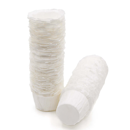 Disposable Coffee Filter Cups Izzy Coffee product packaging with clear label for online shopping