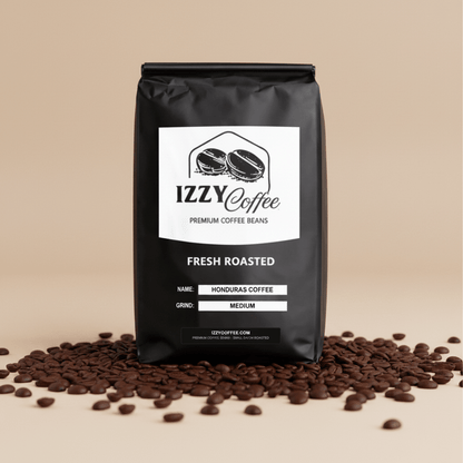 Honduras Coffee Izzy Coffee fresh roasted coffee lifestyle image for brewing and gifting