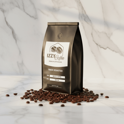 Mexico Coffee Izzy Coffee fresh roasted coffee lifestyle image for brewing and gifting